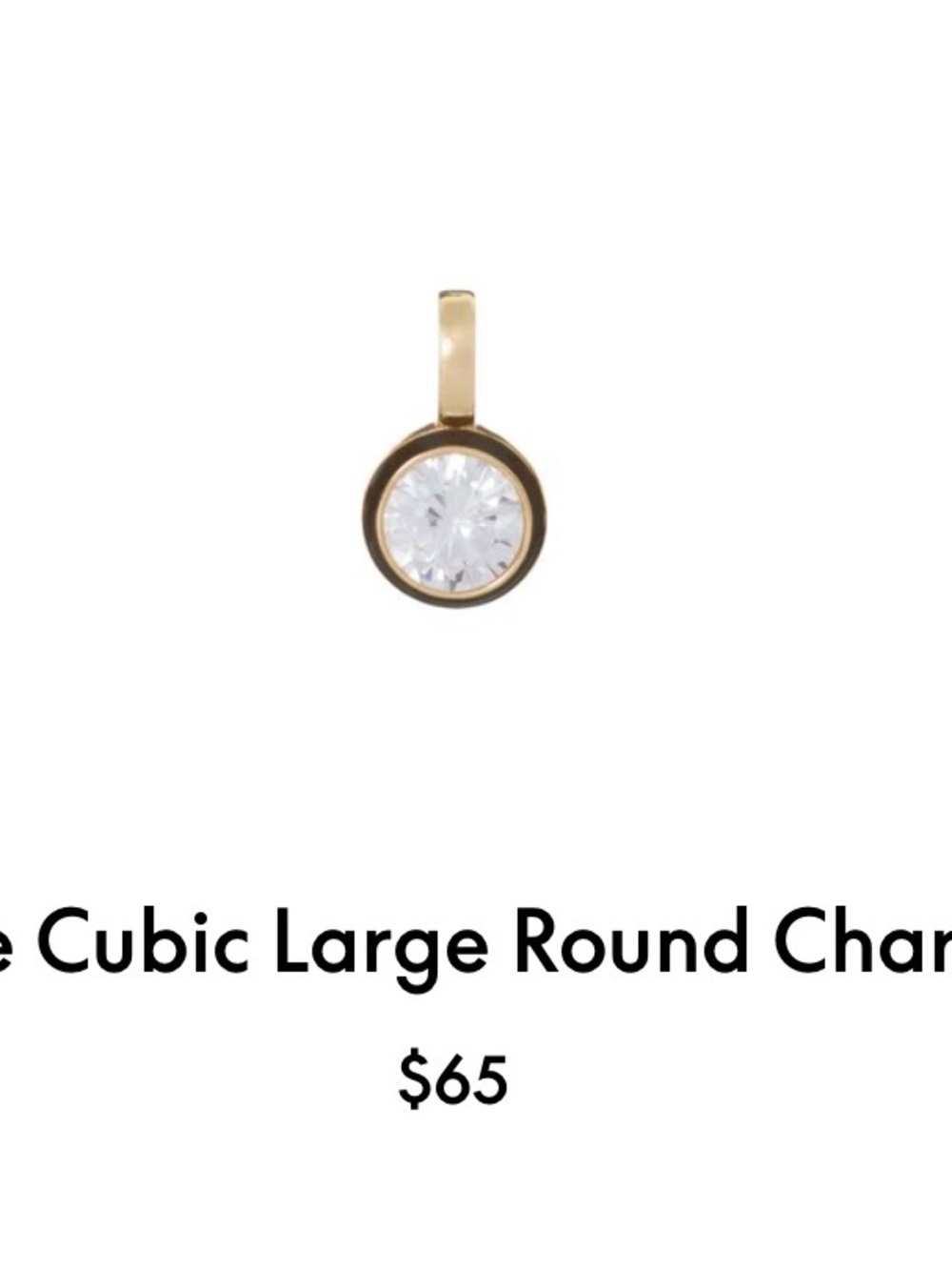 Roxanne Assoulin The Cubic Large Round Charm
